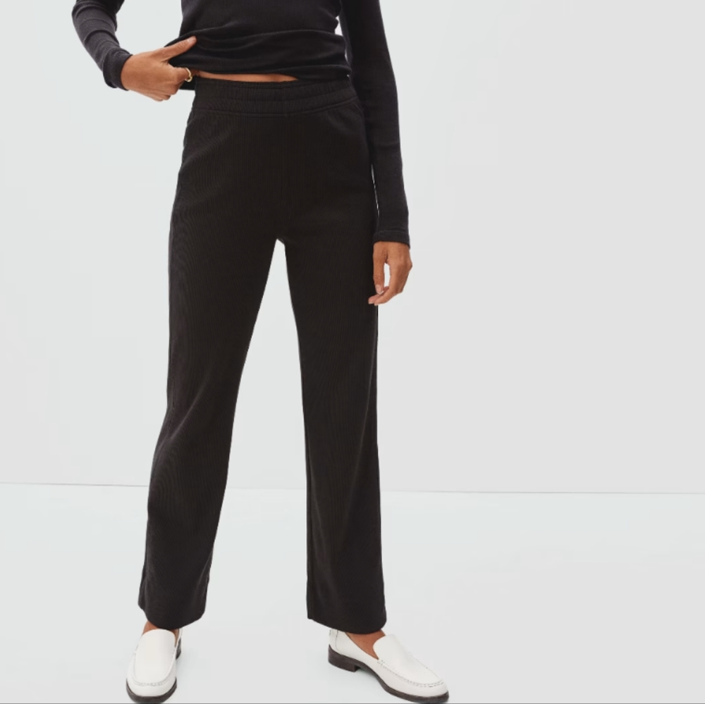 Everlane Ribbed Flare Pant